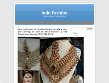 Tablet Screenshot of indofashiononline.com